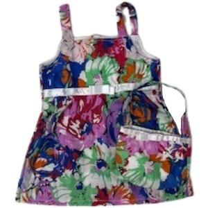 Doll Clothes Superstore Handmade Big Splashy Flower Sundress for Cabbage Patch Kid Dolls - 1 of 4