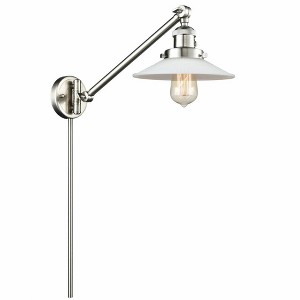 Halophane - 1 Light Swing Arm Wall Sconce In Industrial Style-25 Inches Tall and 8.5 Inches Wide - 1 of 1