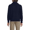 Lands' End Men's Cotton Blend Cable Shawl Cardigan Sweater - 2 of 4