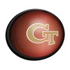 College Football Pigskin Design Oval Slimline Lighted Wall Sign - 2 of 4