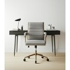 HomeRoots Gray and Bronze Adjustable Height Swivel Rolling Office Chair - 2 of 4