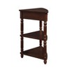 Okak Corner Cabinet, Bufft Cabinet with 2 Drawers and 2 Shelves, Storage Cabinet for Living Room, Dining Room, Kitchen, Light Espresso - 4 of 4
