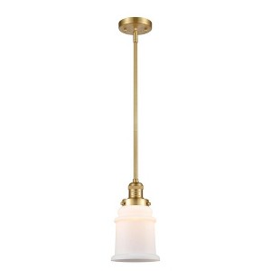 Canton - 1 Light Stem Hung Mini Pendant In Industrial Style-10 Inches Tall and 6.5 Inches Wide - 1 of 1