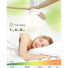 BestParts 52" Flush Mount Ceiling Fan - 3-Color LED, Reversible, Quiet Operation - 2 of 4