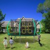 APRILSOUL 12FT Trampoline with Enclosure Recreational Trampolines with Ladder, ASTM Approval Outdoor Trampoline for Kids - 3 of 4