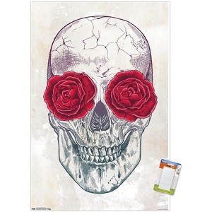 Trends International Rachel Caldwell - Skull Roses Unframed Wall Poster Prints - 1 of 4