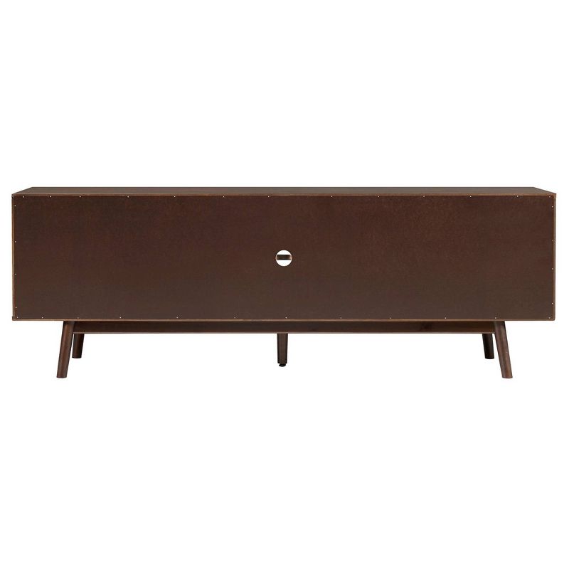 Solid Wood Mid-Century Modern TV Stand for TVs up to 80" - Saracina Home, 4 of 16