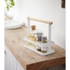 Yamazaki Home - Tabletop Storage Caddy - Steel + Wood - 2 of 4