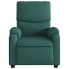 vidaXL Massage Recliner Chair Dark Green Fabric - 4 of 4