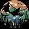 Junior's Design By Humans Happiness Place By orangedan T-Shirt - 2 of 3