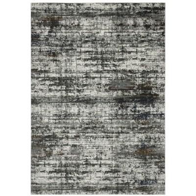 Oriental Weavers Gemini 4151U Charcoal/Grey 3'10" X 5'5" Indoor Area Rug