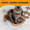 SWEET LIFE PETS Indoor Cat Perch, Wall Shelf with Hanging Hammock & Plank Bridge for Climbing - for Small Pets up to 18 Pounds - 3 of 4