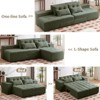 GDFStudio Andy 111" Upholstered Modular Sectional Sofa with 4 Pillows and Storage - 3 of 4