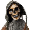 Joyfy 67" Halloween Outdoor Decorations, Life Size Animatronics Grim Reaper with Chain, Scary Haunted House Props for Garden Yard Lawn Decorations - 3 of 4