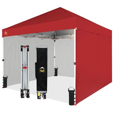 10x10 Commercial Centerlok Canopy & 4 Sidewalls - Accessory Hub, 150D - C100W