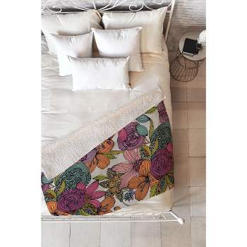 Valentina Ramos Lila 60" x 50" Fleece Throw Blanket - Deny Designs