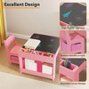 Kids Table and 2 Chairs Set, 4-in-1 Kids Activity Table and 2 Chairs Set, Detachable Tabletop, Multifunctional Toddler Furniture - 2 of 4