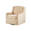 NicBex Accent Chair Swivel Chair Durable Frame Lounge Chair Reading Chair Comfy Chair for Living Room, Cream - 2 of 4