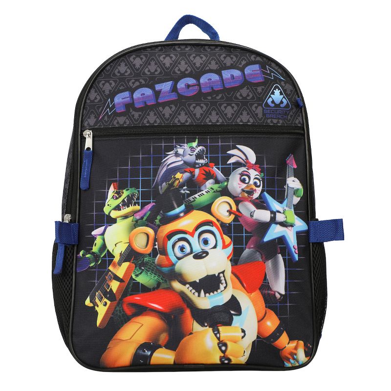 Five Nights At Freddy's Security Breach Fazcade Youth 5-Piece Backpack Set, 4 of 7