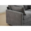 99" Chenille L-Shaped Modular Sectional Sofa, 4-Piece Set - 4 of 4