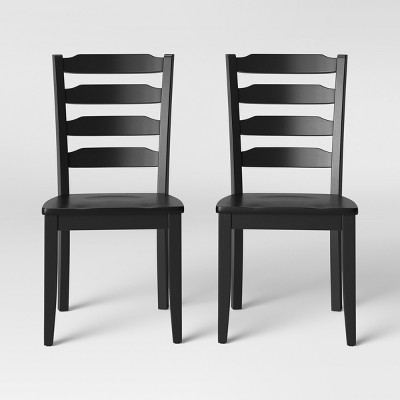 target black dining chairs