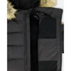 Deux par Deux Kids Unisex Puffy Winter Jacket Black - 3 of 4