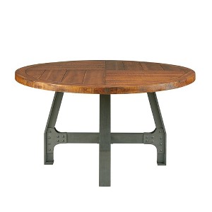 NicBex 44"/ 46"/54" Round Dining Table for 4 Seaters,Kitchen Table with Solid Wood/MDF Tabletop for Kitchen,Gray/White/Walnut - 1 of 4