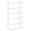 vidaXL Towel Rack White Steel Towel Rack Rectangular Modern - 2 of 4