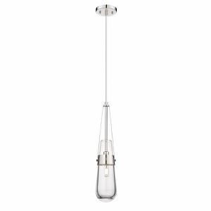 Milan - 1 Light Pendant In Art Deco Style-20.63 Inches Tall and 4.38 Inches Wide - 1 of 1
