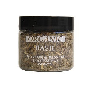Morton & Bassett Spices Organic Basil - 0.2oz - 1 of 4