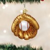 Old World Christmas Glass Blown Ornament for Christmas Tree, Baseball Mitt - 2 of 2