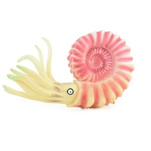 Ammonite, Prehistoric Marine Animal, Ocean Fossil, Museum Quality, Rubber, Hand Painted, Realistic Toy Figure, Model, Kids,  6 Inches.  CH1049 BB220 - 1 of 4