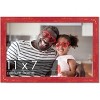 PosterPalooza | Photo Size Shabby Chic Red Picture Frame - UV Acrylic, Foam Board Backing, Hanging Hardware - 2 of 4