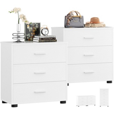 Besiost 6-Drawers Dressers Cabinet with Storage, Closet Storage Cabinet, Night Stand
