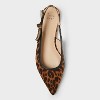 Women's London Sling Back Flats - A New Day™ Brown - 3 of 4