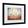 Trademark Fine Art Watson-Hall Nantucket Lightship 2 Boston Matted Framed Art - 3 of 4
