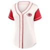 MLB Cincinnati Reds Women's Short Sleeve White Fashion Jersey - 2 of 3