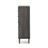 Industrial 5-Drawer Dresser Modern closet Chest Storage Cabinet living Room-Christopher Knight Home - 4 of 4