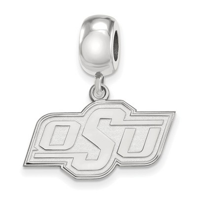 Black Bow Jewelry Sterling Silver Oklahoma State Cowboys NCAA Bead Charm