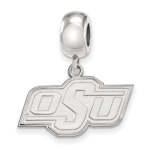 Black Bow Jewelry Sterling Silver Oklahoma State Cowboys NCAA Bead Charm - 1 of 4