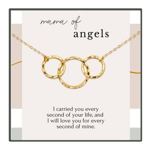 HOPE LOVE SHINE Twin Baby Loss Necklace, Twin Miscarriage Sympathy Gift for Mom Gold or Silver - 1 of 1