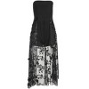 VENUS Womens Sequin Applique Overlay Romper - 4 of 4