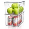 Sorbus Large Plastic Storage Bins with Lids - for Kitchen Organization, Pantry/Storage Organizers, Fridge Organizer - Clear Storage Bins - 3 of 4