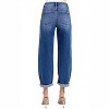 Women's High Rise Crop Mild Barrel Jeans - RISEN - 3 of 4