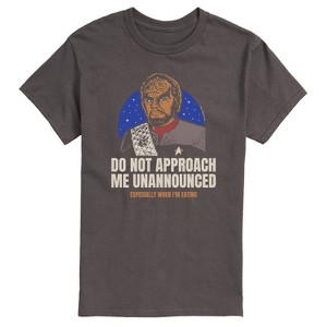 Men's - Star Trek - Worf Do Not Approach Me Short Sleeve Graphic T-Shirt - 1 of 4