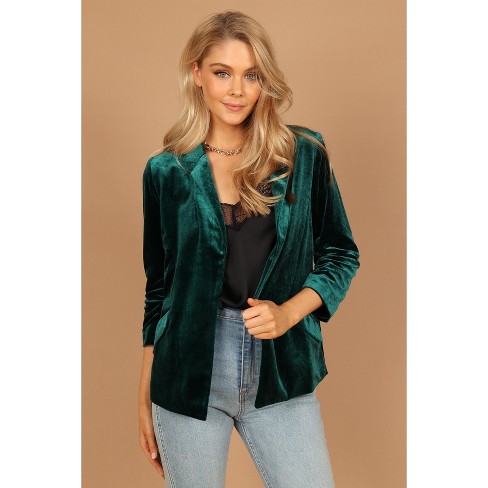 Target velvet blazer sale