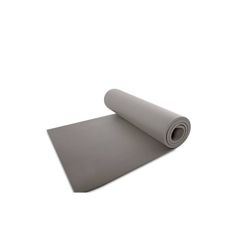 CAP Barbell High Density Yoga Mat with Strap - Gray (3mm), 1 of 6