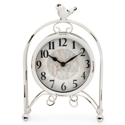 Bird Arch Metal Case Table Clock - Westclox