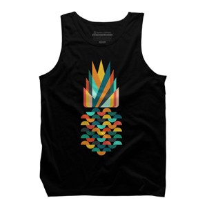 Men's Design By Humans Geometric Pineapple By radiomode Tank Top - 1 of 2