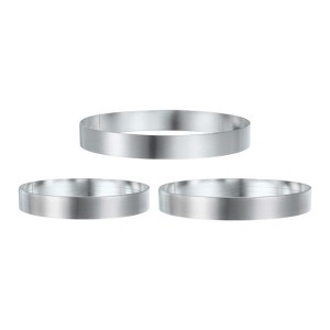 Unique Bargains 304 Stainless Steel Durable Corrosion Resistant High Temperature Resistance Cake Rings 1 Pc - 1 of 4